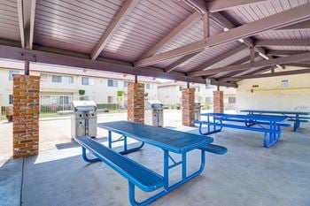 Picnic area w/ gas barbeque grills